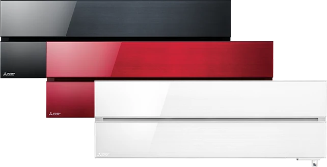 Mitsubishi Electric MSZ-LN Kirigamine Style nelle finiture nera, rossa e bianca